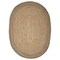Homeroots 9 ft. Natural Toned Oval Shaped Area Rug 395175 - alternate 1